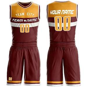 Maillot de basketball réversible personnalisable 2026, séchage rapide, respirant, écologique, imprimé sur le devant, ensemble double couche par sublimation - Product Image 3