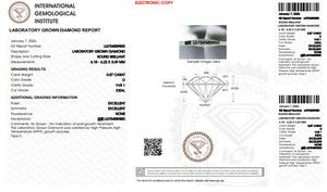 Diamante de laboratorio de 0.87 quilates, claridad VVS1, corte excelente, diamantes sintéticos para la fabricación de collares, anillos, pulseras y joyería al por mayor. - Product Image 3