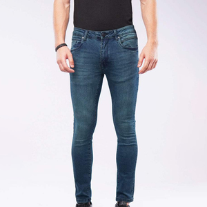 Jeans de Mezclilla Casuales para Hombre con Logotipo Personalizado, Corte Ajustado, Lavados, Modelo 2026 - Product Image 2