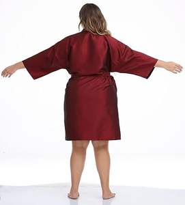 Robes de salon pour clients, capes, smocks, style kimono, polyester écologique - Product Image 5