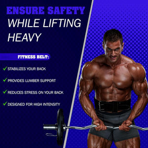 Cinturón de Cuero Vacuno Unisex para Sentadillas y Peso Muerto, Cinturón de Gimnasio de Compresión de Doble Punta - Product Image 6