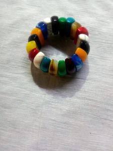 Bracelet extensible multicolore en perles de verre, style cristal, bijou porte-bonheur, cadeau, vente en gros, prix abordable - Product Image 5