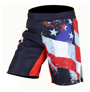 Shorts de combat MMA pour hommes, drapeau brésilien, impression par sublimation, séchage rapide, shorts d'entraînement de arts martiaux mixtes, coupe régulière, taille adulte - Product Image 2