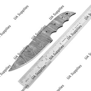 Hojas de Acero de Damasco con Punta Caída para Cuchillos Tácticos EDC de Hoja Fija, para Camping y Uso General - ODM/OEM Personalizable, Precio Mayorista - Product Image 5