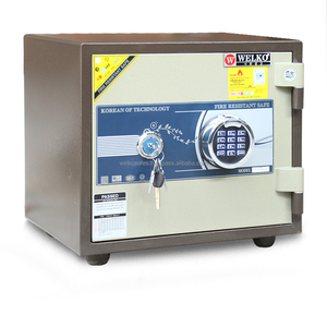 Mini Safes WELKO S360 DK Electronic <b>Digital</b> Combination <b>Lock</b> Brown Red Home Safe with Stainless Steel - Product Image 5