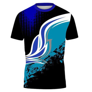 Men's Geometric Pattern Sublimation Printed T-<b>Shirt</b> Short Sleeve O-Neck Regular Fit Casual Breathable <b>100</b>% <b>Polyester</b> - Product Image 4