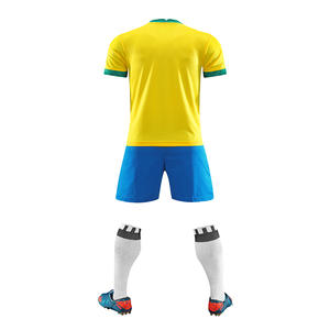 Conjunto de Camiseta de Fútbol Sublimada con Cuello en V y Manga Corta para Hombre, Blanca, de Poliéster que Absorbe la Humedad, Ajuste Atlético, Ropa Deportiva de Verano - Product Image 6