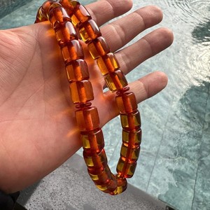 High Quality Custom Made Polished Real Resin Islamic Muslim Custom Size Tasbih Prayer Beads <b>Rosary</b> - Product Image 1