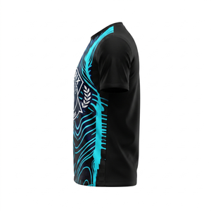 Camiseta Deportiva Personalizada con Logotipo para Maratón, de Secado Rápido, Transpirable, de Malla, Reflectante, de Manga Corta, para Hombre, Venta al Por Mayor - Product Image 2