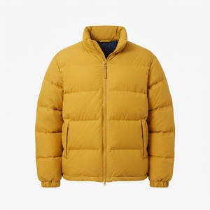 Blousons d'hiver matelassés personnalisés pour hommes, col montant, épais, thermiques, décontractés, style bulle – Fournisseur en gros - Product Image 1