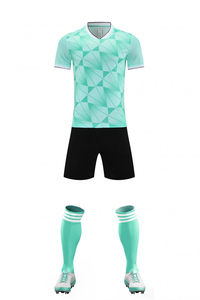 Conjunto de Uniforme de Fútbol Personalizado con Logotipo, Talla Adulto, Secado Rápido, 100% Poliéster, Transpirable, Ligero, Ropa Deportiva - Product Image 5