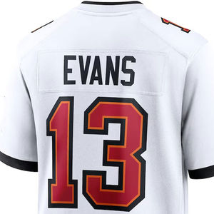 Personaliza Tu Propia Camiseta de Fútbol Americano, Nuevo Diseño, Servicio OEM, 100% Poliéster, Protección UV, Manga Corta para Hombre - Product Image 3