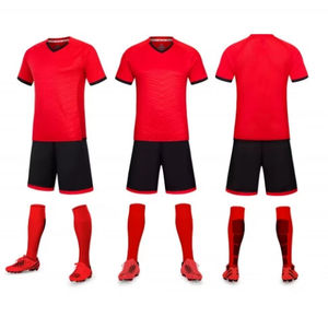 Maillot de football personnalisé blanc 100 % polyester pour adultes et enfants, ensemble de maillots de football pour hommes en gros - Product Image 4