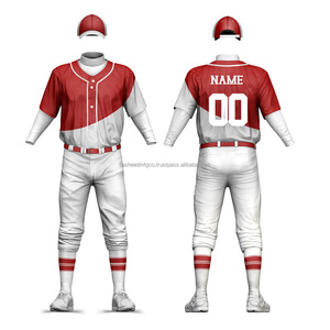 ชุดกีฬาเบสบอลสำหรับผู้ชายชุดเสื้อทีมออกแบบโลโก้ได้ตามต้องการ - Product Image 3