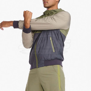 Maßgeschneiderte Windbreaker-Jacke Einfarbige Windbreaker-Jacke Streetwear Windbreaker-Jacke - Product Image 2
