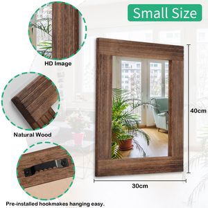 Wood Framed <b>Wall</b> <b>Mirror</b> - Product Image 2