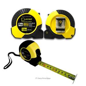 Ruban à mesurer de haute qualité 7,5 m double face 25 mm en acier durable pour la construction et l'atelier - Product Image 5