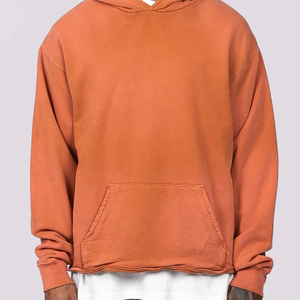 เสื้อฮู้ดบล็อกสีสำหรับผู้ชาย ทรงปกติ ผ้าถักขนแกะ ใส่สบายในฤดูหนาว - Product Image 2