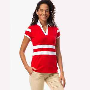 Camisetas de Rugby Unisex Personalizadas, Ropa Deportiva Personalizable con Franjas Multicolores, Diseño Transpirable para Mujer - Product Image 1