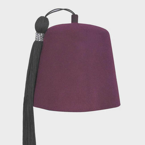Chapeau fez élégant avec logo personnalisé, qualité supérieure, ajustement réglable, design élégant, 100% laine, respirant, imperméable pour un style intemporel - Product Image 3