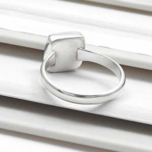 IGI Certified Black Onyx Gemstone Bohemian <b>Ring</b> Beautiful Cushion Cut Gemstone Durable Band <b>Crafted</b> From 925 Sterling Silver - Product Image 4