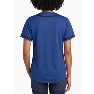 Chemise de baseball pour femme à boutons, style streetwear, à manches courtes - Product Image 5