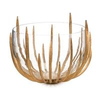 Bol à fruits en métal, marbre et verre, style américain, écologique, en laiton antique, décoration d'intérieur