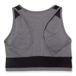 High Quality Women's Sports Bra Front High Support Yoga Breathable 100% Polyester Spandex Removable <b>Pads</b> Lace Decoration - Product Image 6