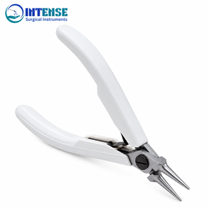 Alicates de Acero Inoxidable para Joyería Nasal con Mangos Ergonómicos Blancos para Bisutería y Manualidades, Venta al por Mayor de Instrumentos Quirúrgicos de Alta Resistencia - Product Image 1