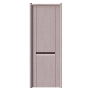 ประตูภายใน MDF เคลือบฟิล์ม PVC กันน้ำ กันเสียง กันความร้อน เปิดด้านข้าง สำหรับห้องรับประทานอาหาร โกดัง ใช้งานเชิงพาณิชย์ สไตล์โมเดิร์น - Product Image 1