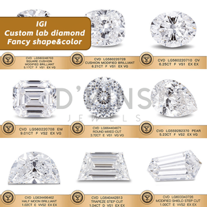 Diamante CVD Ovalado de 3.55ct, Color D, Claridad VS1, Relleno, de D'vins Jewels, para Joyería - Product Image 5