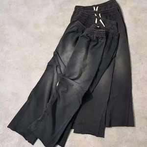 Conjunto de Sudadera y Pantalones Deportivos para Hombre, Estilo Desgastado, Lavado Ácido, Dos Piezas - Product Image 2