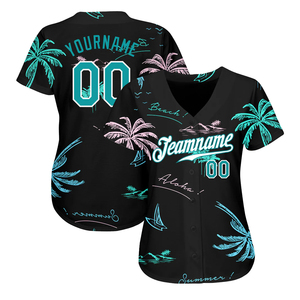 เสื้อเบสบอลแห้งเร็ว 100% โพลีเอสเตอร์ ดีไซน์ใหม่ ลายพิมพ์ 3 มิติ เสื้อยืดเบสบอลแบบสั่งทำพิเศษ เสื้อผ้ากีฬาซับลิเมชั่น เสื้อซอฟต์บอล เสื้อเบสบอล - Product Image 2