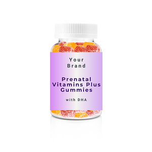 Vitamines prénatales de qualité supérieure, 100% naturelles, pour adultes, femmes enceintes, complément alimentaire à base de plantes, gommes à la DHA - Product Image 1
