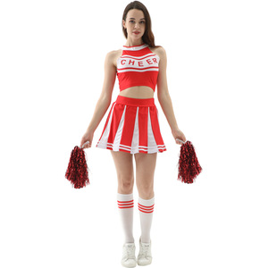 Custom Design Girls Cheerleader Uniform Set Sleeveless Top and <b>Skirt</b> Breathable Fabric for Team , Events, and Sports Activities - Product Image 5