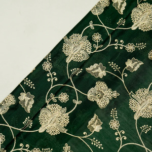 Tela de Encaje Bordado de Alta Calidad, Elegante Tela de Malla Estampada con Jacquard Floral para Vestidos de Novia y Decoración de Prendas - Product Image 1