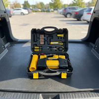 Compresseur d'air portable haute pression 150 PSI à double cylindre pour pneus, avec fonction lumière LED – Meilleure vente