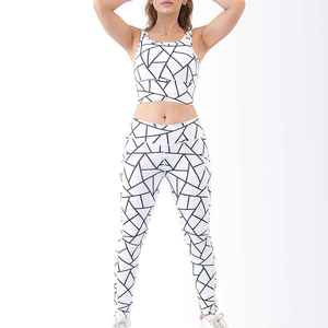 Nouveauté, ensemble de yoga pour femmes de bonne qualité, dernier design, meilleure mode, taille élastique, ensemble de yoga personnalisé pour le fitness - Product Image 1