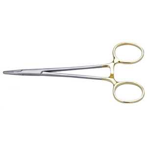 Portaagujas Halsey de 5.5 Pulgadas, Acero Inoxidable, Punta Delicada, Instrumento Quirúrgico Manual Duradero, Certificado CE para Uso Hospitalario - Product Image 1