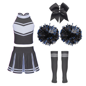 Conjunto de Uniforme de Porristas al por Mayor con Diseño Moderno, Diseño Personalizado, Ropa Deportiva de Dos Piezas para Baile - Product Image 1