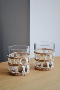 Handwoven Hyacinth Tumbler Glass Holder For <b>Dining</b> <b>Table</b> Decoration Kitchen Storage And Rustic Home Styling - Product Image 6