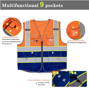 Custom Made Working Vest With Premium Fabric Practical Utility Features Adjustable Design For <b>Builders</b> And Skilled Workers - Product Image 6