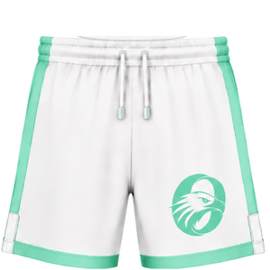 Conjunto de Camiseta y Pantalones Cortos de Rugby Verde Menta, Cuello en V, Uniforme de Equipo Personalizado, Ropa Deportiva Transpirable para Entrenamiento - Product Image 4