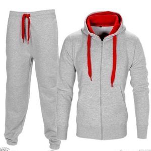 ชุดวอร์มผ้าฝ้ายทอ 100% ระบายอากาศ กันลม เป็นมิตรกับสิ่งแวดล้อม สำหรับผู้ชาย พร้อมโลโก้และป้ายแบบกำหนดเอง พิมพ์ลายด้วยความร้อน แบบยูนิเซ็กซ์ - Product Image 3