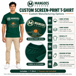 Camiseta de Hombre 100% Algodón, 230 g/m², Corte Regular, Impresión DTG Personalizada, OEM, Manga Corta para Marcas de Ropa - Product Image 6