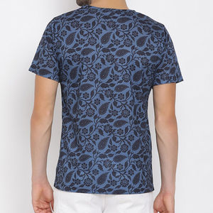 Camisetas de Hombre 100% Algodón, Bordadas, Manga Raglán, Color Sólido, Casuales, Ecológicas, Transpirables, Antiarrugas, de Secado Rápido - Product Image 5