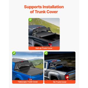 Barra Sportiva Universale Regolabile per Pickup di Grandi Dimensioni, Roll Bar in Acciaio al Carbonio con Portapacchi e Portabagagli - Product Image 3