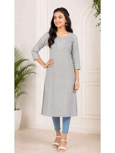 Kurti étnico de algodón para niñas, para ocasiones tradicionales y uso diario, ropa cómoda de moda infantil, conjuntos de ropa para niñas - Product Image 4