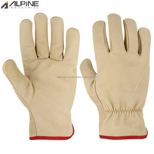 Gants de Conduite et de Mécanique OEM pour Hommes en Cuir Chaud, Personnalisables, Tendance, avec Doublure en Coton et Caoutchouc Nitrile, Anti-Impact et Anti-Coupure - Product Image 3