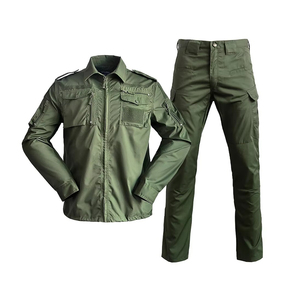 Proveedor OEM de Ropa Profesional, MOQ Bajo, Logotipo Personalizado y Conjunto de Uniforme de Guardia de Seguridad en Tallas Grandes, Descuento por Volumen, Impresión - Product Image 1